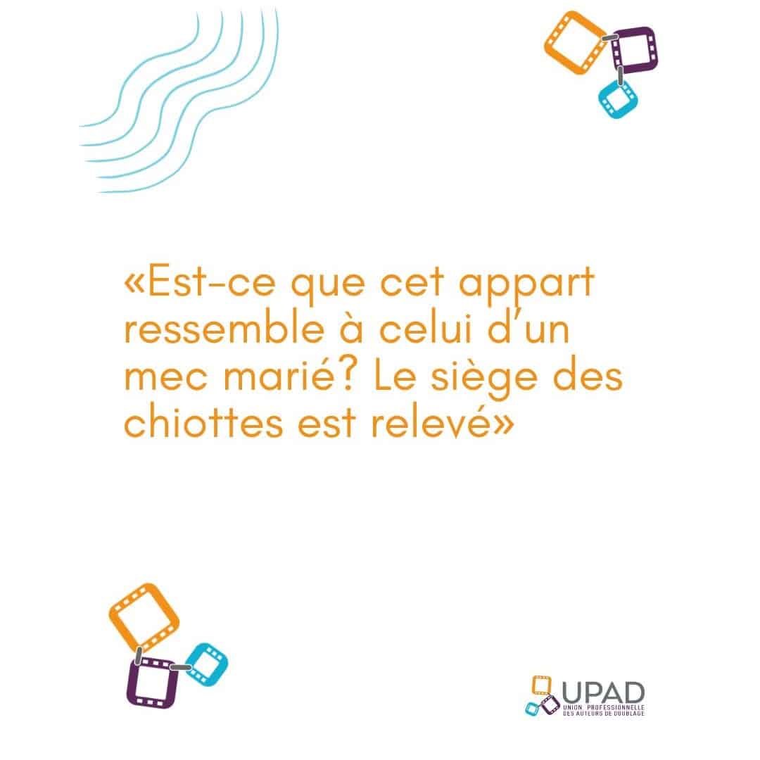🎬 L'été n'est pas terminé!
🔆 Tout le mois d’août, l’Upad vous fait vivre la saison 2 de la série "Devinez la Réplique" en vous régalant de savoureux dialogues de VF.
De quels films ou séries sont-ils tirés?
Quels en sont les auteurs?
Quelles sont vos répliques cultes?
À vous de jouer en commentaire. 😎